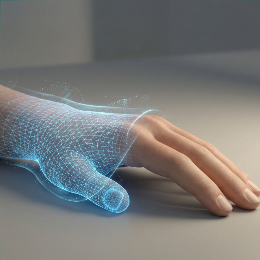 3d scan hand concept 2